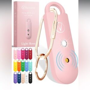 Personal Alarm Keychain - Light Pink
